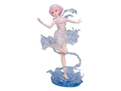Re:zero Starting Life In Another World Pvc Statua 1/7 Ram Aqua Dress 23 Cm Design Coco