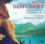 Sinfonie n.1, n.2 - CD Audio di Franz Schubert,Leningrad Philharmonic Orchestra,Alexandr Dmitriev