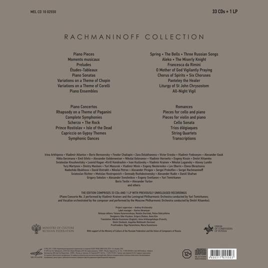 Rachmaninoff - CD Audio di Sergei Rachmaninov - 2