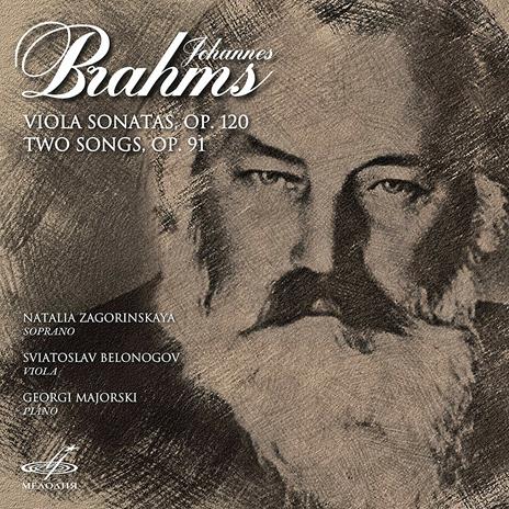 Viola Sonatas Op.120, Two Songs Op.91 - CD Audio di Johannes Brahms