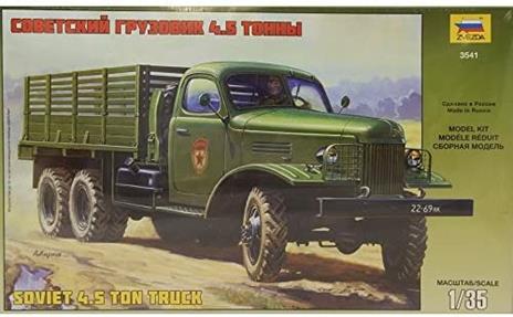 Zvezda 3541 Zis-151 Soviet Truck 6X6 Kit 1:35 Modellino - 3