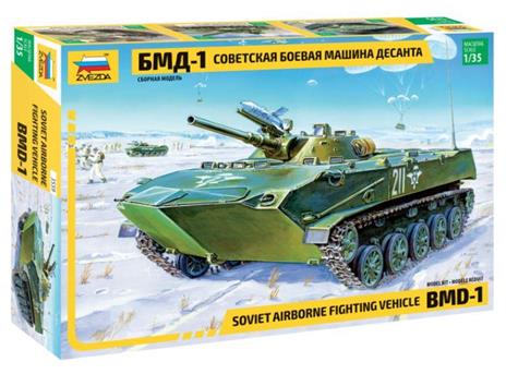 Bmd-1 Soviet Airborne Fighting Vehicle Tank Plastic Kit 1:35 Model Z3559