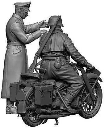 Zvezda 3632 German Wwii Motorcycle R 12 Kit 1:35 Modellino - 3