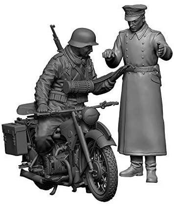 Zvezda 3632 German Wwii Motorcycle R 12 Kit 1:35 Modellino - 4