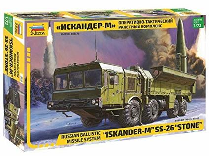Veicolo lancia missili Iskander Ballistic Missile Launcher 1/72. Zvezda ZS5028