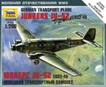 Junkers Ju-52 German Transport Plane 1932-45 Plastic Kit 1:200 Model Z6139