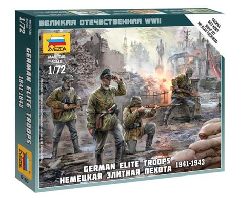 German Elite Troops 1941 / 1943 Plastic Kit 1:72 Model Z6180