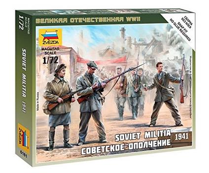 Zvezda - Zvezda - 1/72 Soviet Militia 1941