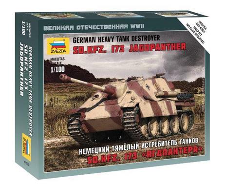 Sd.Kfz.173 Jagdpanther Tank Plastic Kit 1:100 Model Z6183 - 2