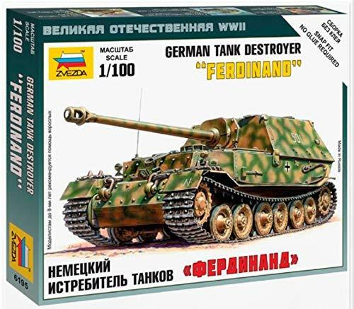 Carro armato SD.KFZ 184 Ferdinand 1/100. Zvezda 6195
