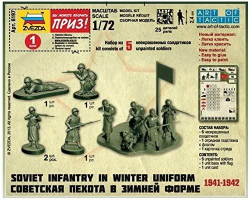 Action Figure Storiche Seconda Guerra Mondiale Fanti Societici Abbiagliamento Invernale - 6