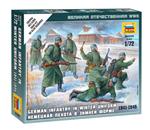 German Infantry WWII in Winter Uniform Plastic Kit 1:72 Model Z6198