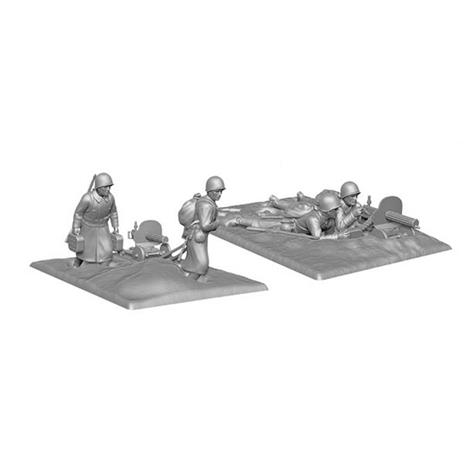 Action Figure Storiche Seconda Guerra Mondiale Cannonieri Sovietici Inverno