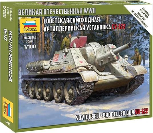 1/100 Soviet Self Propelled Gun SU-122 (ZS6281)