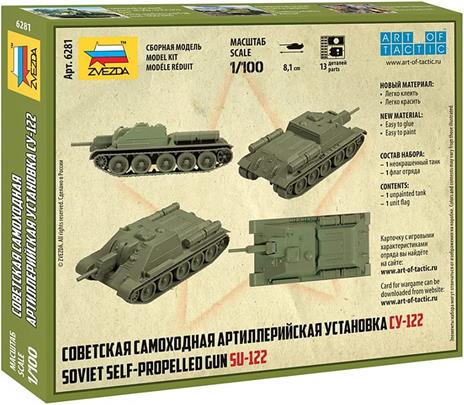 1/100 Soviet Self Propelled Gun SU-122 (ZS6281) - 2