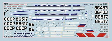 Modellino Aereo Civile Airliner IL-62M Scala 1: 144 (ZV7013) - 3