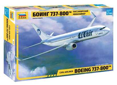 Boeing 737 800 Aircraft Plastic Kit 1 144 Model Z7019