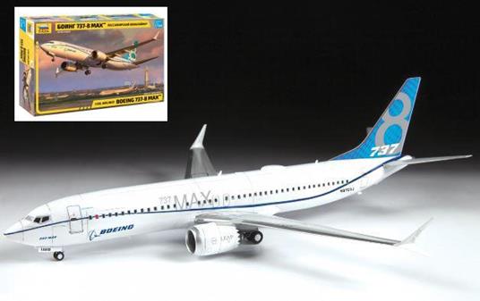 Boeing 737 8 Max Plastic Kit 1:144 Model Z7026 - 2