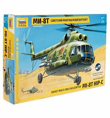 Zvezda 7230 Elicottero Mil Mi-8T Hip-C Soviet 1:72 Kit Modellino