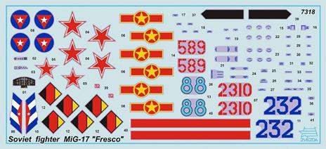 Aereo MIG-17 Fresco 1/72 (ZS7318) - 2