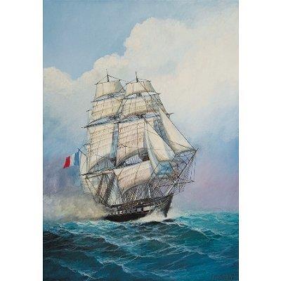 Modellino Nave Fregata Francese