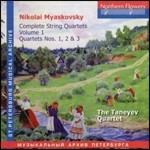 Quartetti per archi vol.1 - CD Audio di Nikolai Myaskovsky,Taneyev Quartet