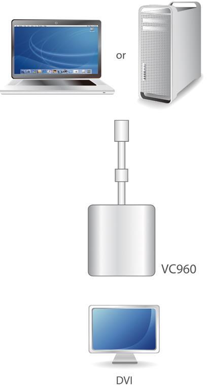 Cavo Mini DisplayPortmaschio - DVI-I 24 + 5-Pin Femmina 0.20m Aten - 3