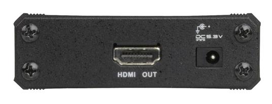 Convertitore Aten VGA ConvertitoreVGA Femmina + 3.5mm Femmina - Uscita HDMI Nero - 4