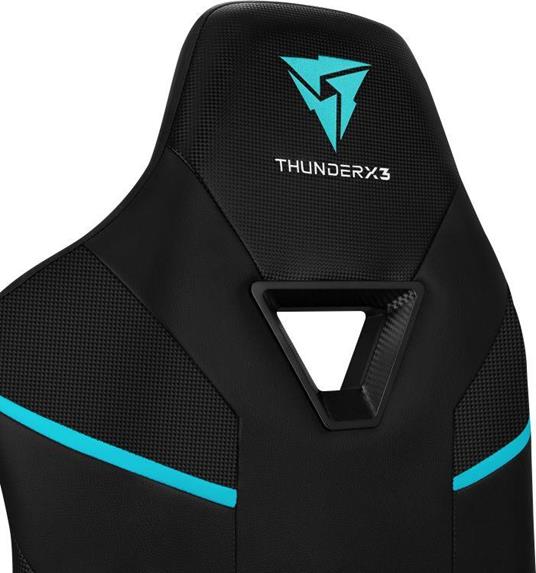 ThunderX3 TC5 Air Tech Sedia per gaming universale Seduta imbottita Nero - 8