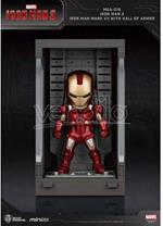 Iron Man 3 Statua Sala Delle Armature Mark Vii Figura 8cm Mini Uova Beast Kingdom