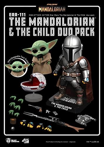 Beast Kingdom- Confezione Duo The Mandalorian & The Child, Multicolore, EAA-111 - 2