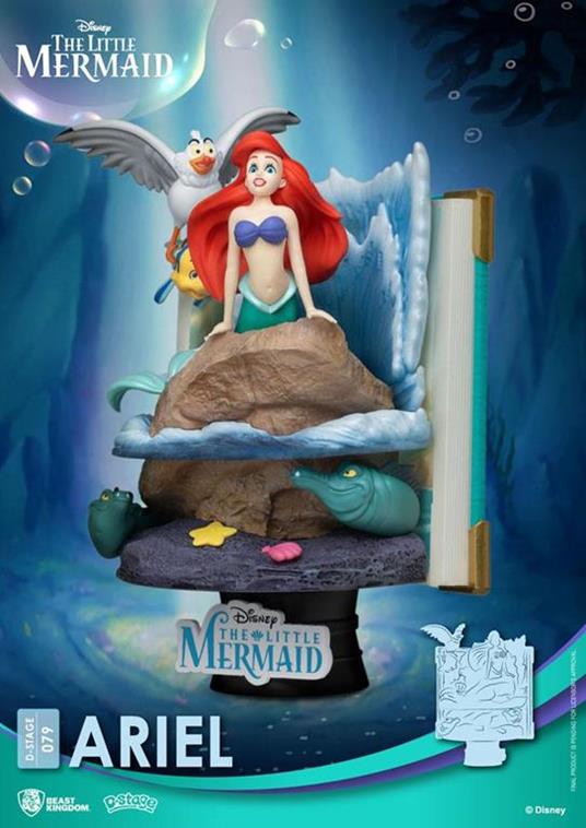 Disney Story Book Series D-Stage PVC Diorama Ariel 15 cm - 2