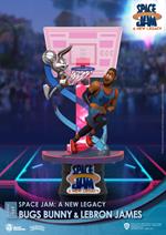 Space Jam: A New Legacy D-Stage PVC Diorama Bugs Bunny & Lebron James New Version 15 Cm Beast Kingdom Toys
