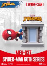 Marvel: Beast Kingdom - Spider-Man Spider-Clan Serie 60 Aniversario Figura Mini Egg Attack