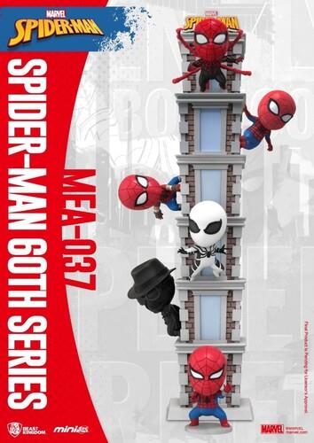 Marvel Mini Uova Attack Figura 8 Cm Assortment Spider-man 60th Anniversary (6) Beast Kingdom Toys