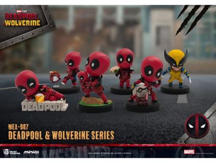 Deadpool 3 Deadpool & Wolverine Series Mini Uova Attack Figures Set 8 Cm Beast Kingdom Toys