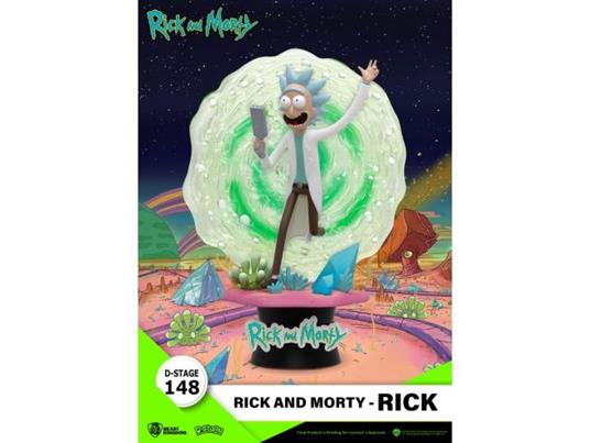 Rick & Morty D-Stage PVC Diorama Rick 14 Cm Beast Kingdom Toys
