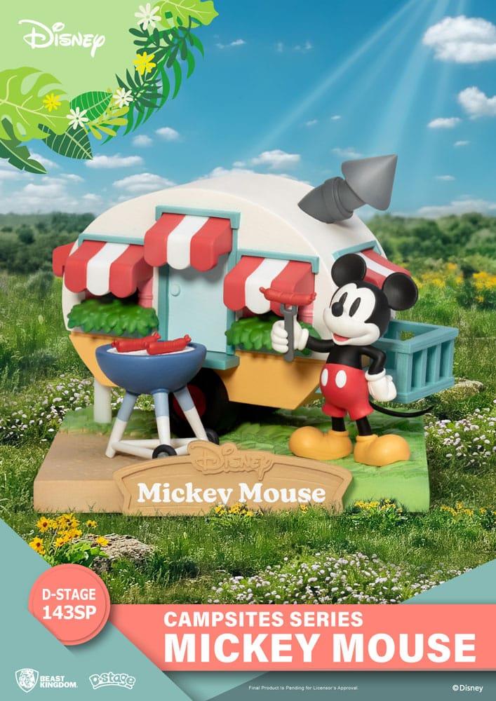 Disney D-Stage Campsite Series PVC Diorama Mickey Mouse Special Edition 10 Cm Beast Kingdom Toys