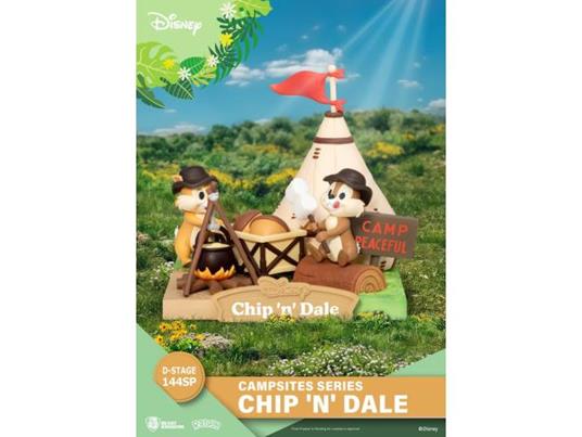 Disney D-Stage Campsite Series PVC Diorama Chip & Dale Special Edition 10 Cm Beast Kingdom Toys