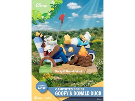 Disney D-Stage Campsite Series PVC Diorama Goofy & Donald Duck Special Edition 10 Cm Beast Kingdom Toys