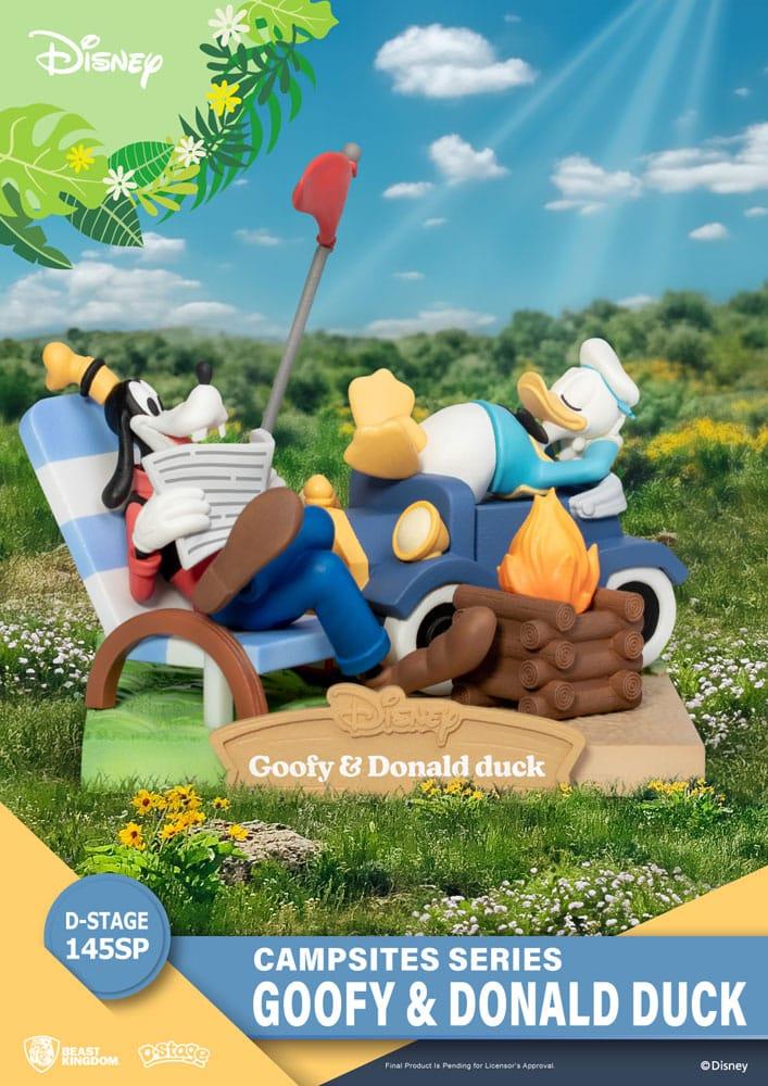 Disney D-Stage Campsite Series PVC Diorama Goofy & Donald Duck Special Edition 10 Cm Beast Kingdom Toys