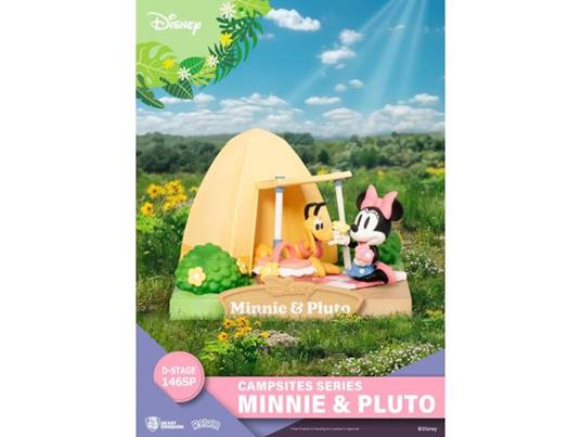 Disney D-Stage Campsite Series PVC Diorama Mini & Pluto Special Edition 10 Cm Beast Kingdom Toys