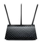 ASUS DSL-AC51 router wireless Dual-band (2.4 GHz/5 GHz) Gigabit Ethernet Nero