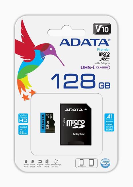 ADATA Premier 128GB MicroSDXC UHS-I Classe 10 memoria flash - 2