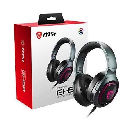 MSI Immerse GH50 Cuffia Padiglione auricolare Nero