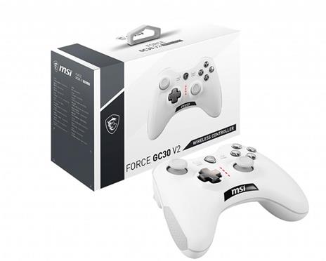 MSI Force GC30 V2 Bianco USB 2.0 Gamepad - 5