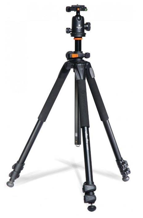 Vanguard Alta Pro 263AB 100 - Trípode completo, color negro Fotocamere digitali/film 3gamba/gambe Nero, Arancione treppiede