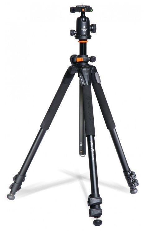 Vanguard Alta Pro 263AB 100 - Trípode completo, color negro Fotocamere digitali/film 3gamba/gambe Nero, Arancione treppiede