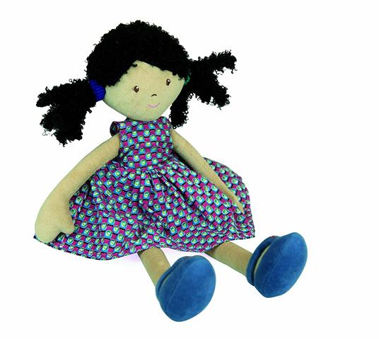 Leota. Capelli Neri E Vestito Viola