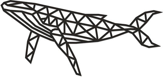 Puzzle da parete in legno - Balena 89 cm - 2